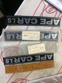 Piaggio targhette ape et3 volano ciao