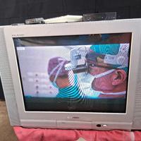 Tv Samsung con decoder e convertitore vga 