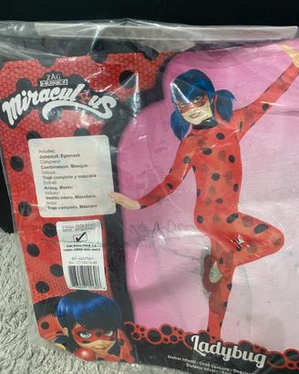 Vestito carnevale LADYBUG  taglia 3/4 anni