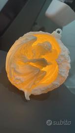 Pallina di natale alta 10 cm