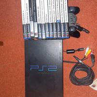 Playstation 2 + controller + 12 giochi