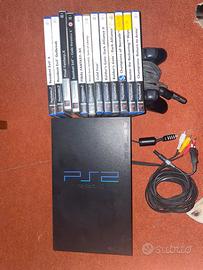 Playstation 2 + controller + 12 giochi