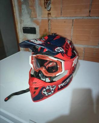 casco acerbis pettorina