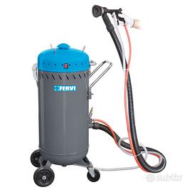 Sabbiatrice portatile FERVI con aspiratore riciclo