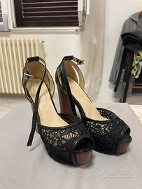 Scarpe aperte con tacco