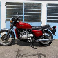 Moto Honda Gold Wing GL100 FMI targa oro