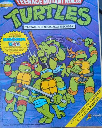 Album figurine Tartarughe Ninja 1989 3D-bilingue!