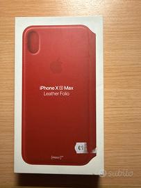 Custodia a libro pelle Iphone XS max