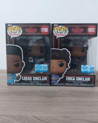 Lucas 1798, Erica 1812 - Funko Pop Stranger Things