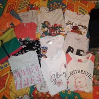 Lotto abbigliamento varie bambina 9-10 anni