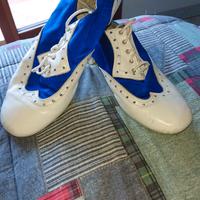 Scarpe da ballo bicolore n.41