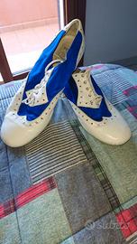 Scarpe da ballo bicolore n.41