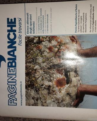 vintage pagine bianche 