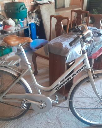 bici da uomo o donna e bambino/a