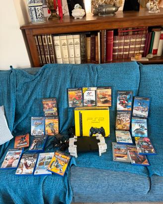 PlayStation 2 slim con lotto 20 giochi