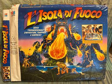 Gioco di società Isola di Fuoco MB vintage