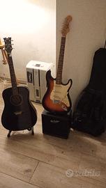 Chitarre con accessori 