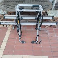 Portabici posteriore per auto, max 3 bici e 45 kg