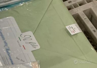 Completo letto matrimoniale verde chiaro