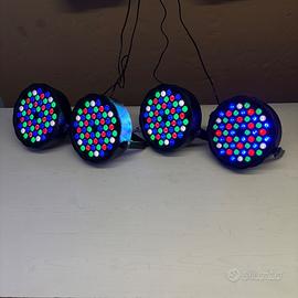 4 fari PAR LED RGBW 54 DMX