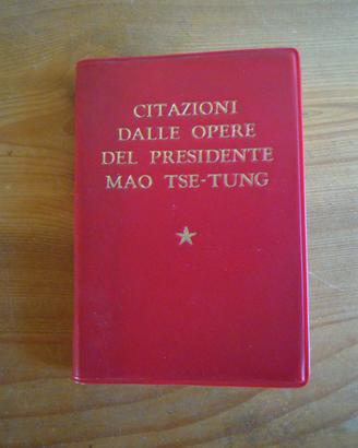 Libretto Rosso Mao Tse Tung 1^ edizione 1969