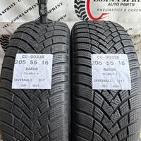 2 PNEUMATICI 205/55 R16 BARUM INVERNALI 80%