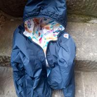 Giacca impermeabile kway Invicta 5/6/7 anni
