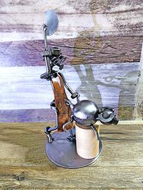 Scultura viti e bulloni macellaio mattatoio.