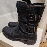 Stivaletto Anfibio Nero Giardini 