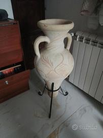 Anfora in coccio da arredo