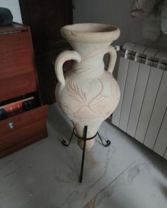 Anfora in coccio da arredo