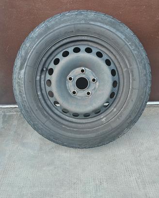 4 Cerchi in ferro da 15 pollici VW AUDI SEAT