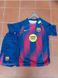 divisa completo kit maglia barcellona 25/26