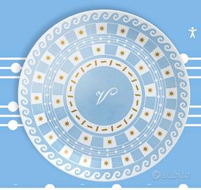 Piatto in ceramica con dettagli in oro VOIELLO 