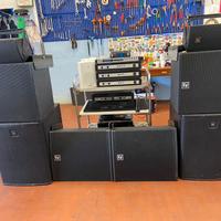 impianto audio EV con attrezzature annesse