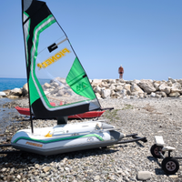 Deriva gommone a vela
