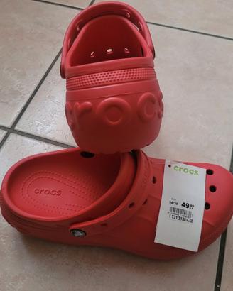 Crocs Rosse Nuove con cartellino - Taglia 38/39 (W