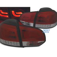FANALI VOLKSWAGEN VW GOLF 6 08-12 BAR LED ROSSO FU