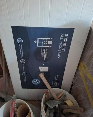 vaschetta grohe a incasso per vasi sospesi nuova