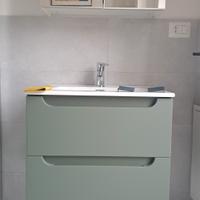 Mobile Bagno Sospeso 60 cm Verde Opaco