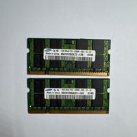2 Memorie Ram DDR2 Samsung 1GB