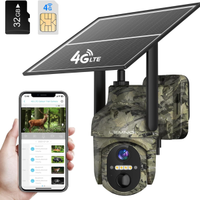 LEMNOI Fotocamera da caccia, 4G Fototrappola Solar