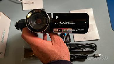 Videocamera FULL HD con 2 batterie