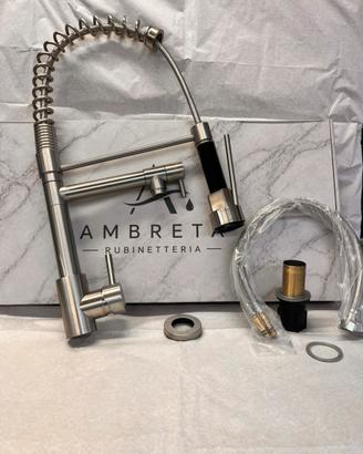 Rubinetto Cucina Ambreta acciaio inox