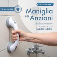 Maniglione Bagno Ventosa Anziani Disabili - NUOVO