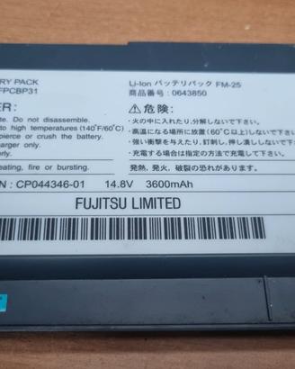 2377-Batteria PC Portatile Fujitsu FPCBP31