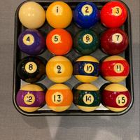 Bilie biliardo per gioco palla a 8