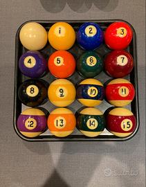 Bilie biliardo per gioco palla a 8
