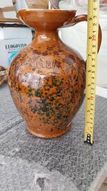 brocca de cillis in ceramica smaltata