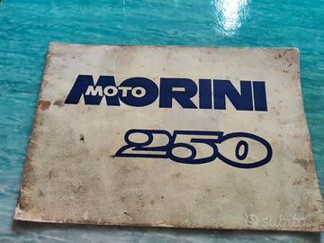 libretto uso e manutenzione moto Morini 250 1979